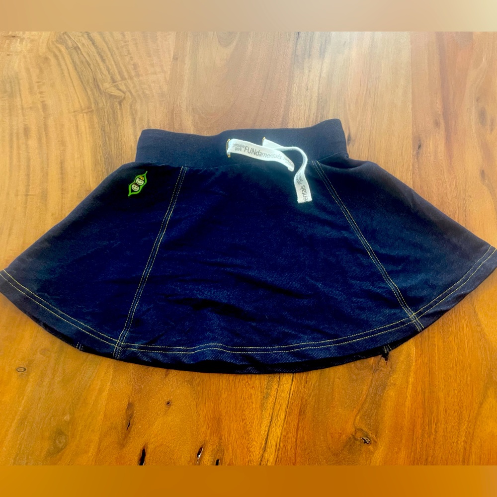 Peekaboo Beans Jean Skirt 4T